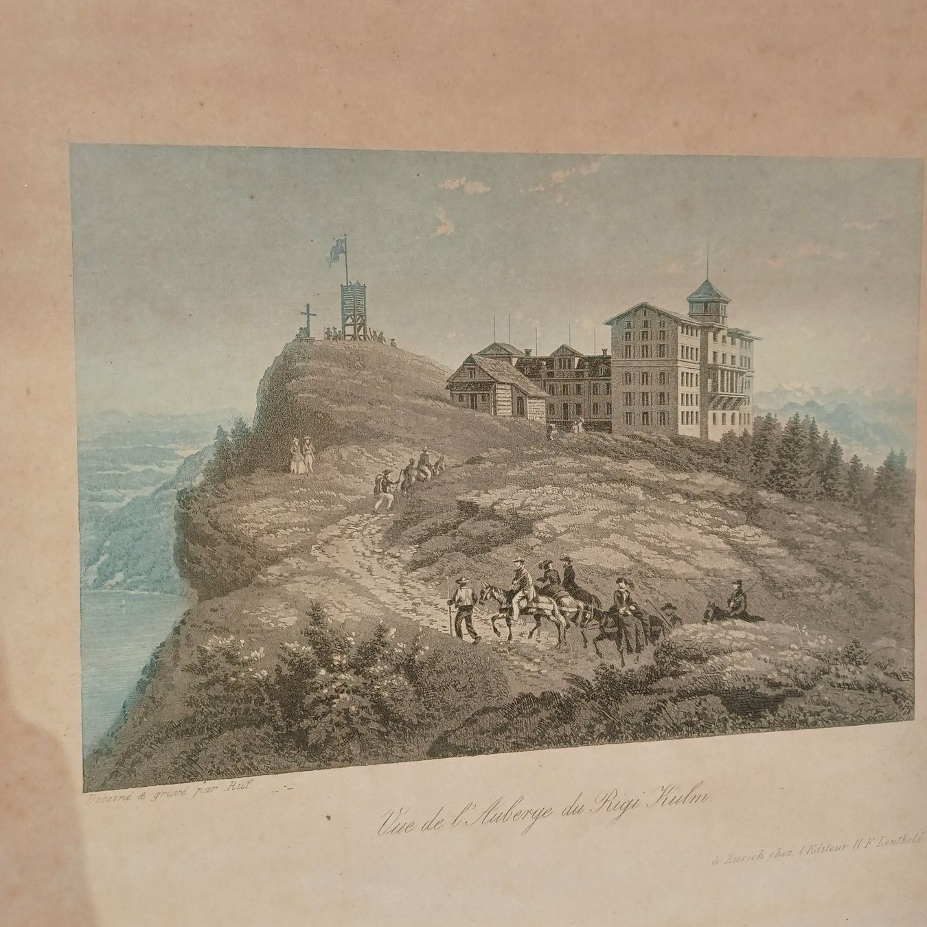 Poster & Bilder: Altes Bild. Rigi Kulm. H.F.Leuthold. – Gebraucht aus Zürich von Bellabo 4