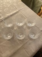 6 Stück edle Kristall-Gläser für festliche Anlässe.