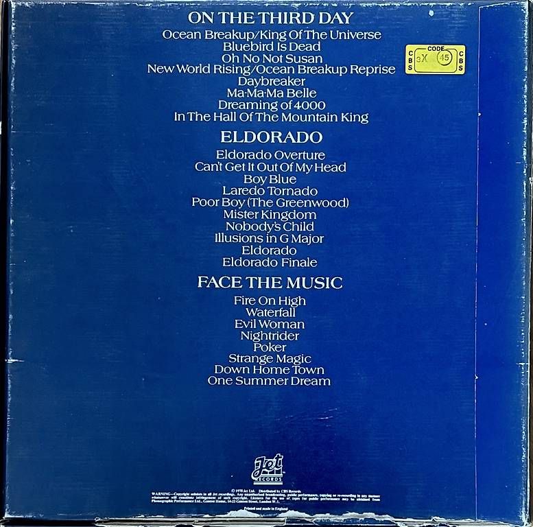 Dischi in vinile: ELECTRIC LIGHT ORCHESTRA - THREE LIGHT YEARS – Usato da Horw venduto da Belowzero0 1