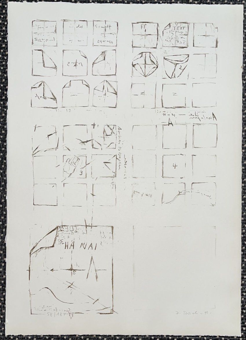 Grafica & Litografie: Lithografie handsigniert Doris Ruch Hummel   (ID b4519) – Usato da Gelterfingen venduto da art-and-more