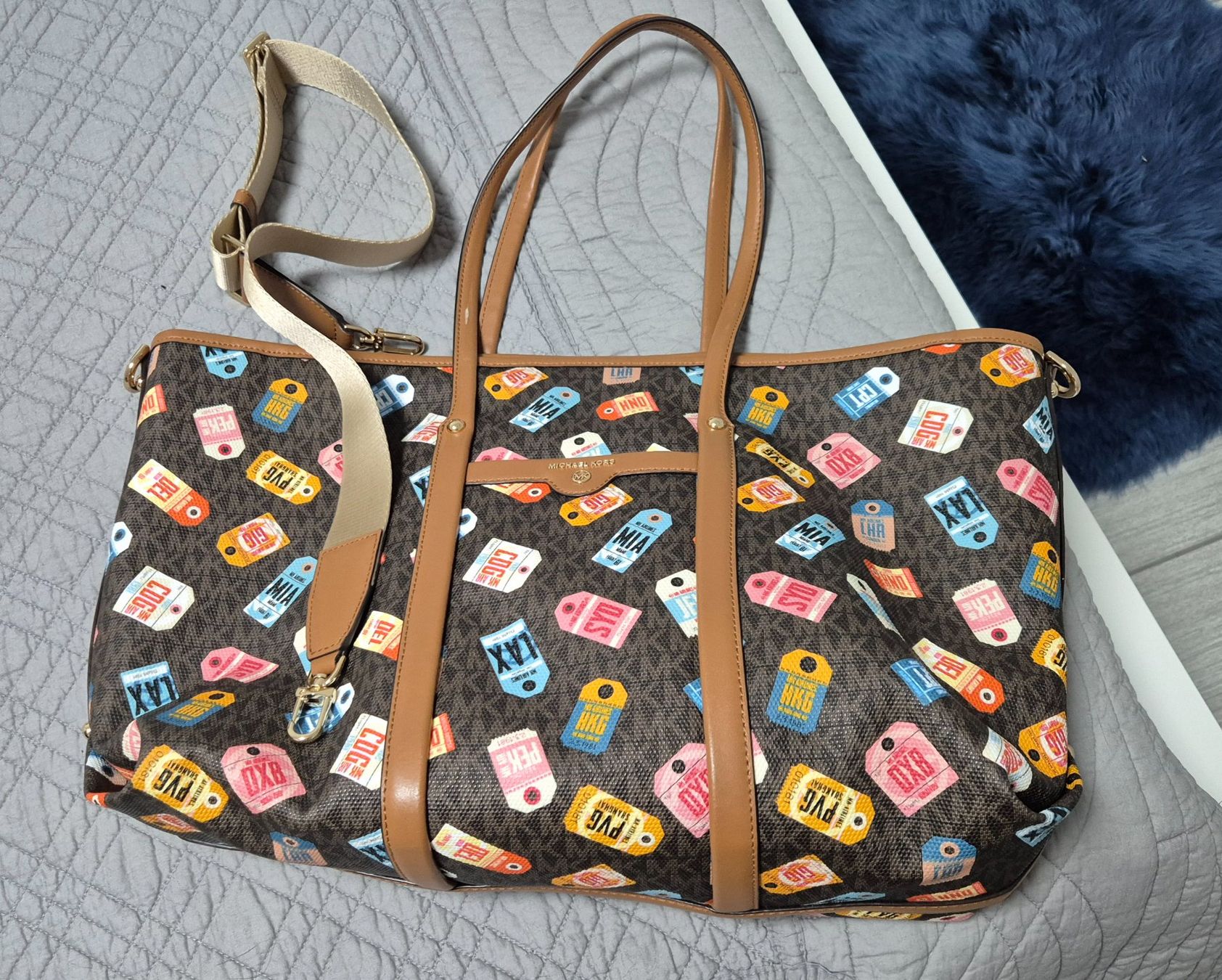 Michael Kors Borse da donna: MICHAEL KORS Beck medium tote braun – Usato da Riazzino venduto da RagusaM 3