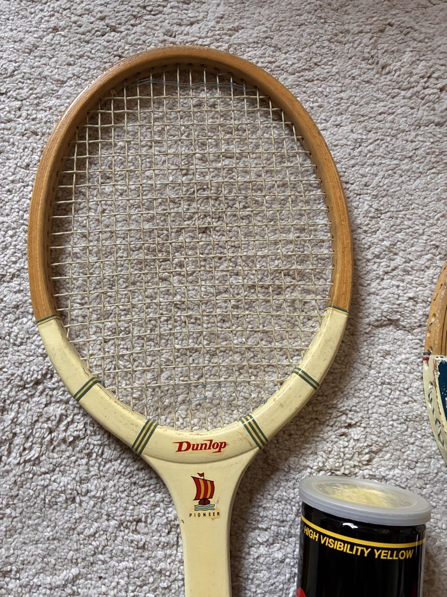 Racchette: Tennisschläger Holz – Usato da Moleson-s-Gruyeres venduto da Mosaikplastik 3