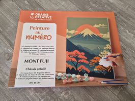 Peinture au numéro Mont Fuji - NEUF