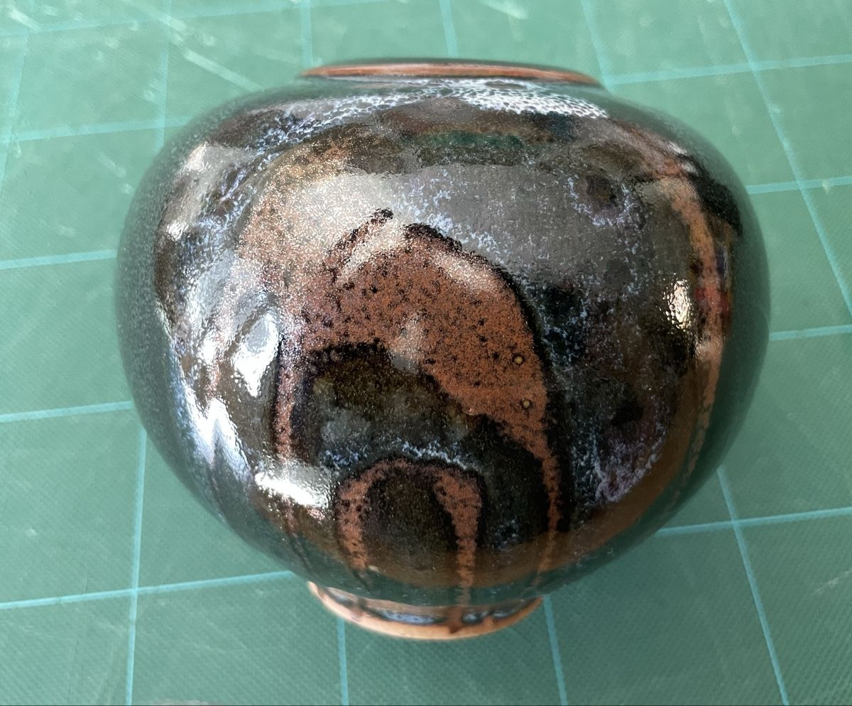 Vasi & Recipienti: Vase boule en céramique émaillée Taizé – Usato da Biel/Bienne venduto da Galaq 2