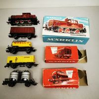 Märklin 3065 V60 1009 DB mit 4 Güterwagen + OVP – H0 AC