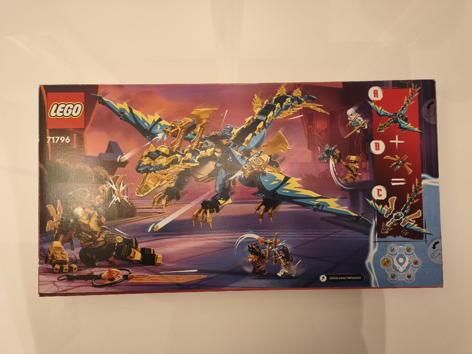 Lego Giocattoli: LEGO Ninjago 71796 Elementar-Drache vs. Mech – Nuovo (secondo la descrizione) da Rüfenacht BE venduto da Morfius 2