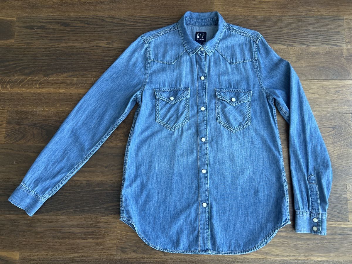 Blusen, T-Shirts & Tops: Jeans Hemd Gr. XS, 164 – Neu (gemäss Beschreibung) aus HORGEN von vladibarca10 2