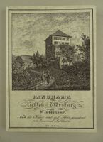 PANORAMA VOM SCHLOSS MÖRSBURG BEY WINTERTHUR REPRINT