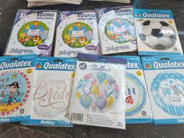 9 Folien Ballon Birthday Fussball Party Deko Neu