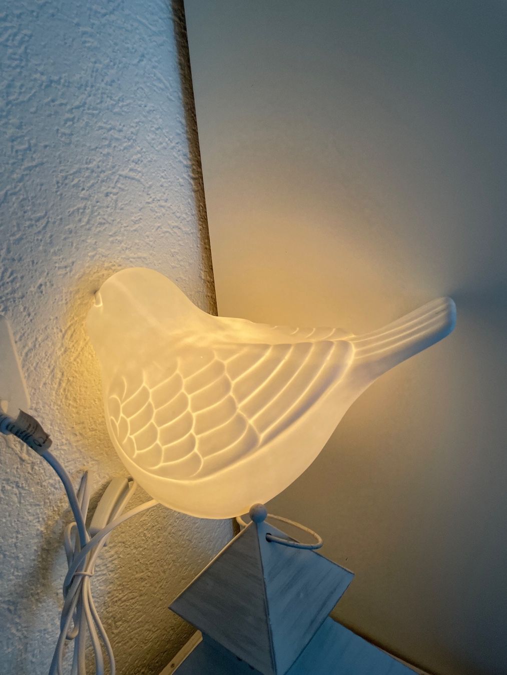 Lampade: Deko Vogel mit Licht Tisch Lampe – Nuovo (secondo la descrizione) da Bolligen venduto da Tarahumara 6