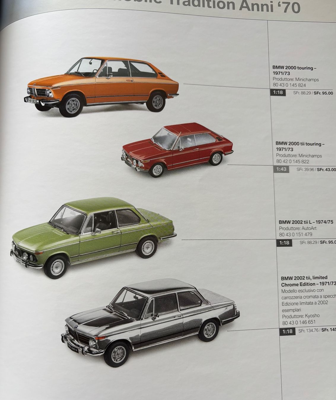Libri: Modellini BMW -2003/04 – Nuovo (secondo la descrizione) da PARADISO venduto da pin_vlj8 3