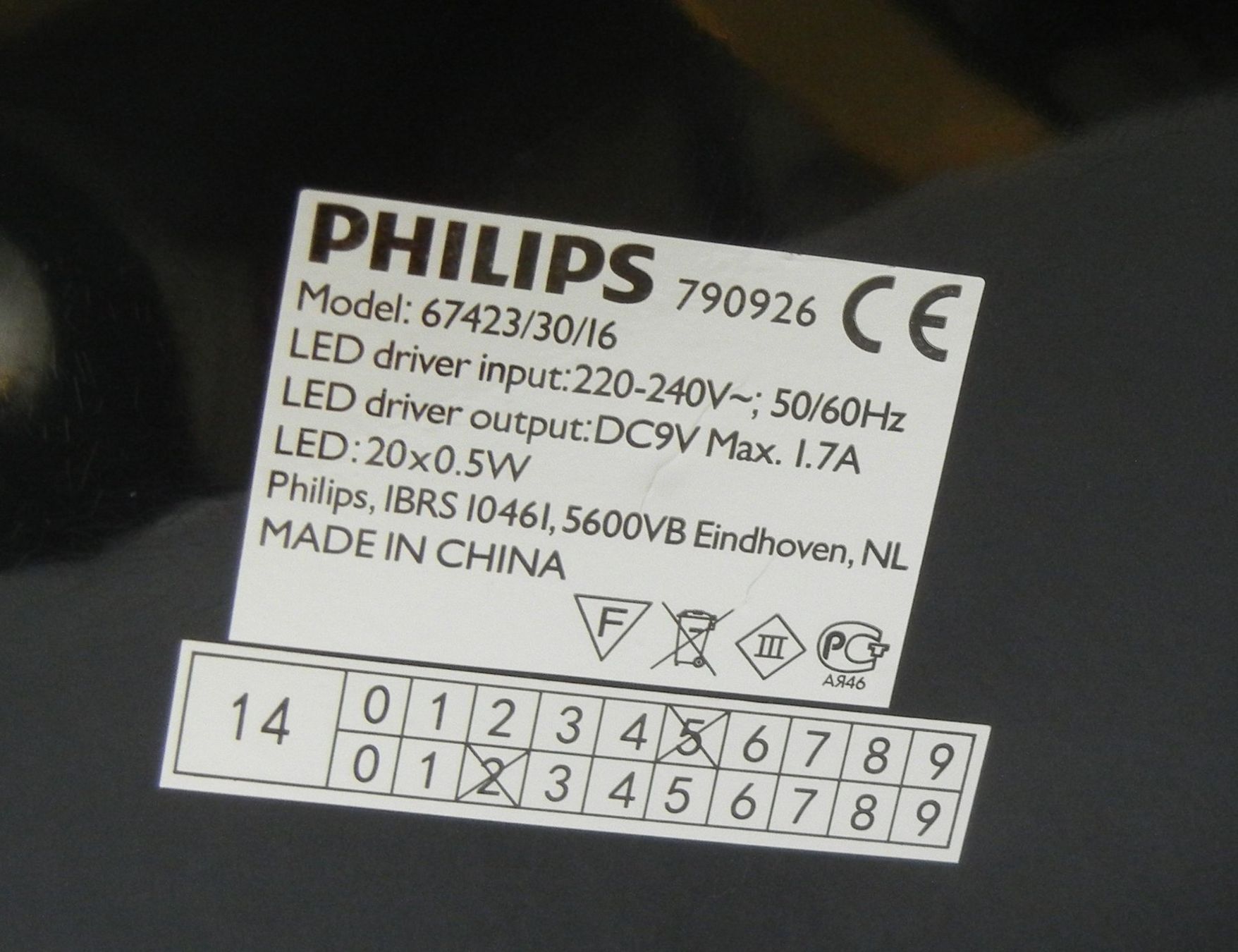 Philips Lampade: PHILIPS EYECARE LED TISCHLAMPE VERSTELLBAR – Usato da Bern venduto da Mekongbeach 3