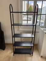 Regal schwarz, ca74x30x177cm gebrauchter Zustand