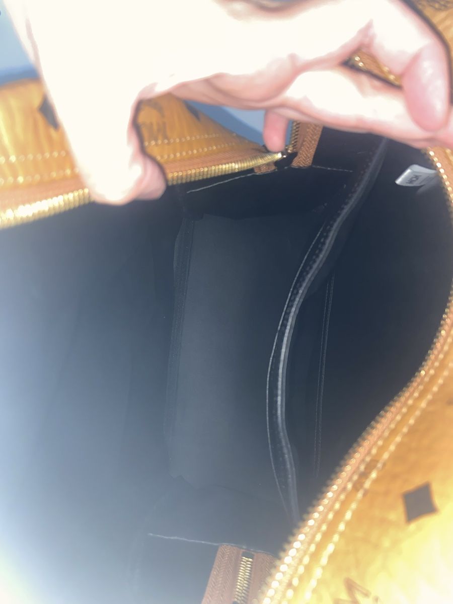 Mcm Zaini: MCM Rucksack mit Nieten, camel – Nuovo (secondo la descrizione) da Zürich venduto da Honeymoon_ 5