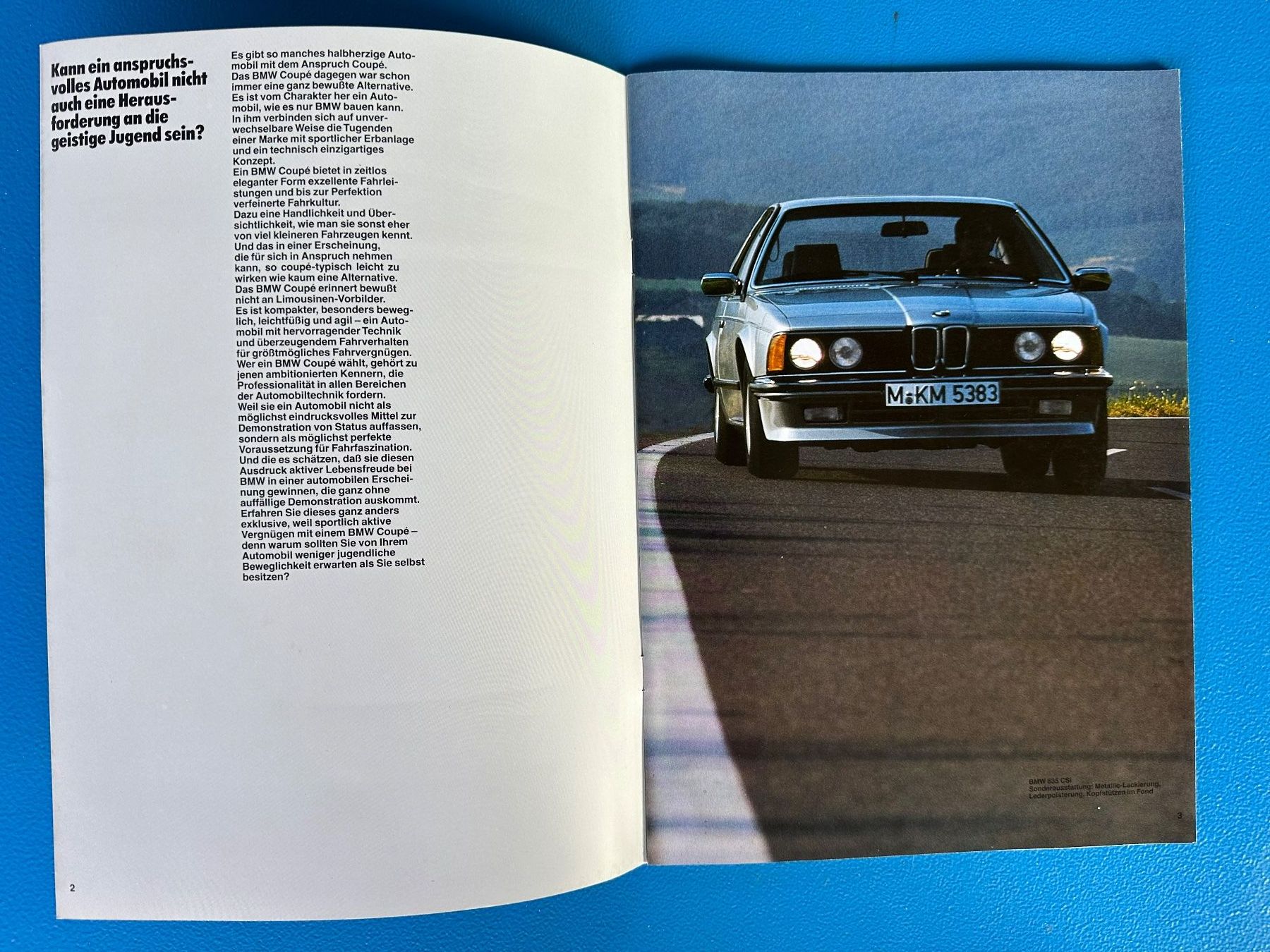 BMW Dokumente: Prospekt  BMW 635 CSI , mit Preisliste – Gebraucht aus Boswil von pavo1 3
