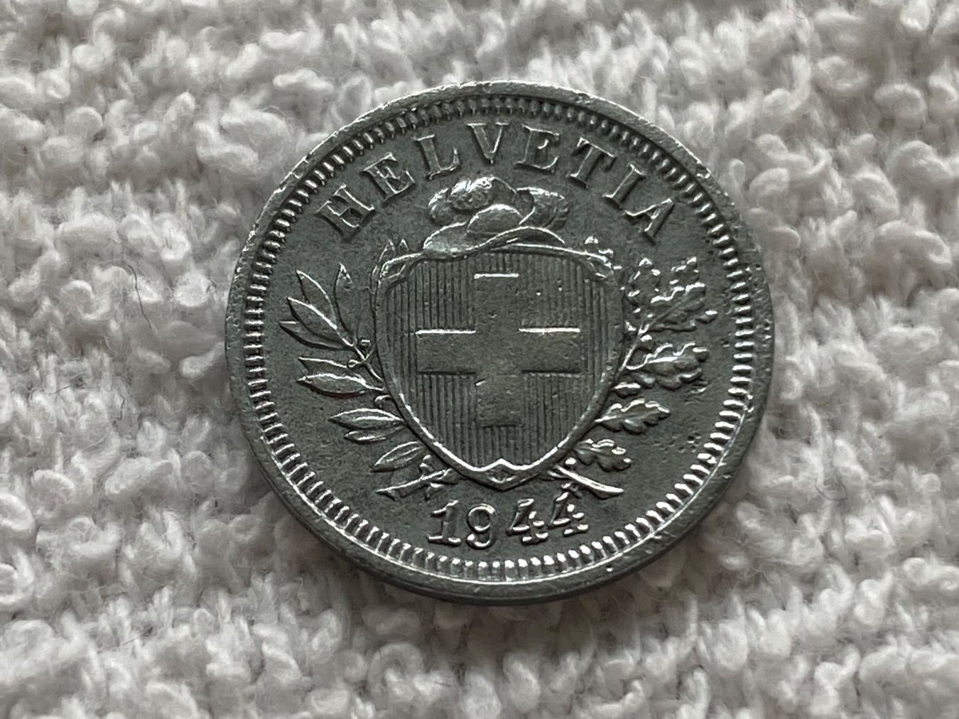 Alle Münzen: 1 centime/rappen 1944 – Gebraucht aus Nyon von Ilmi09