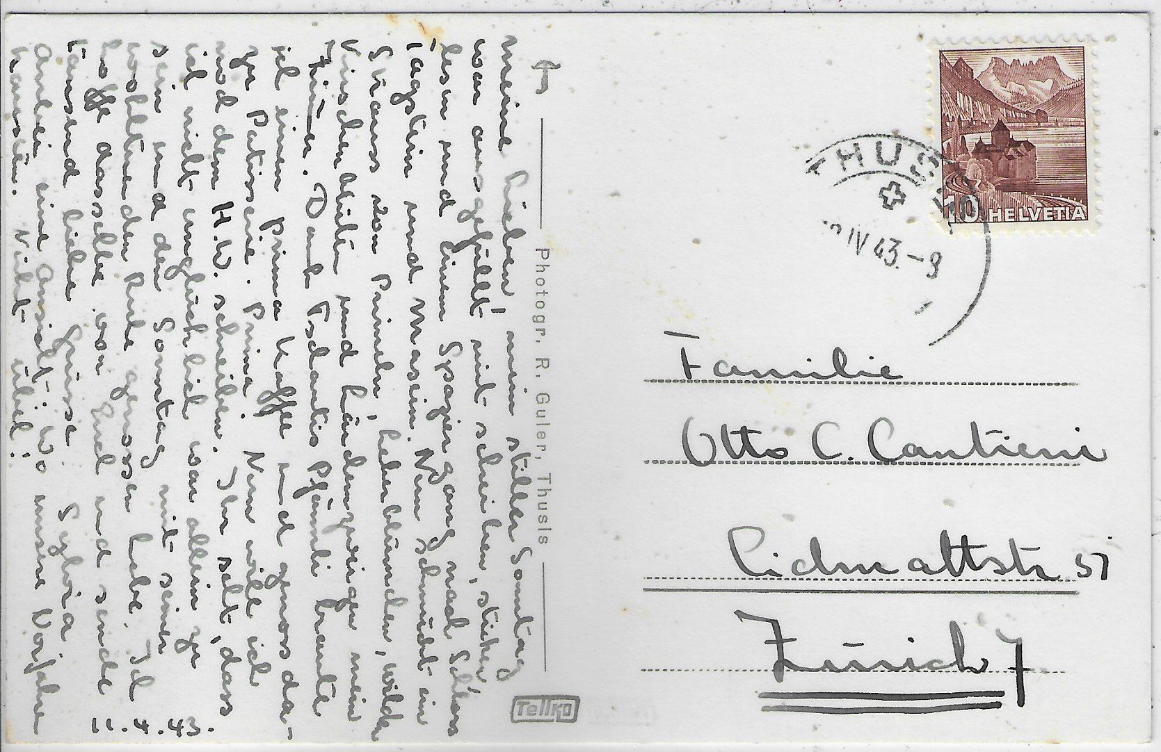 Cartoline postali: Schloss Baldenstein – Usato da Ettingen venduto da Kartenplanet 1