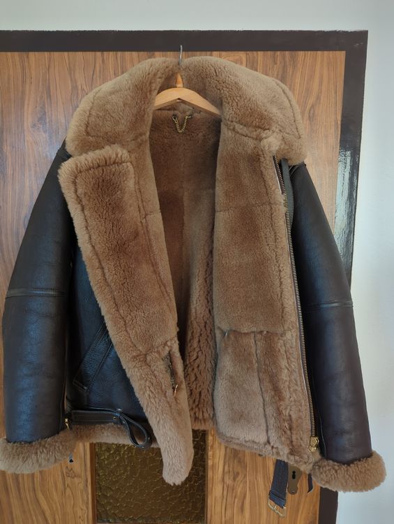 Herren Lammfelljacke Lammfelljacke Irvin, RAF, Pilotenjacke