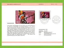 1978 SUVA Philswiss - Sammelblätter alle Marken illustriert