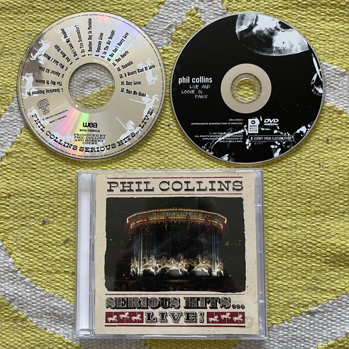 CDs: PHIL COLLINS-CD+DVD SERIOUS HITS…LIVE! – Gebraucht aus Rorschacherberg von CD-Roli