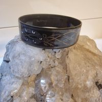 Vintage Michaela Frey Emaille Handbemaltes Armband