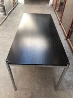 USM Haller Tisch / Schreibtisch 175 x 75 cm – Holz Schwarz