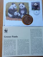 WWF Münzbrief  Grosser Panda 1996