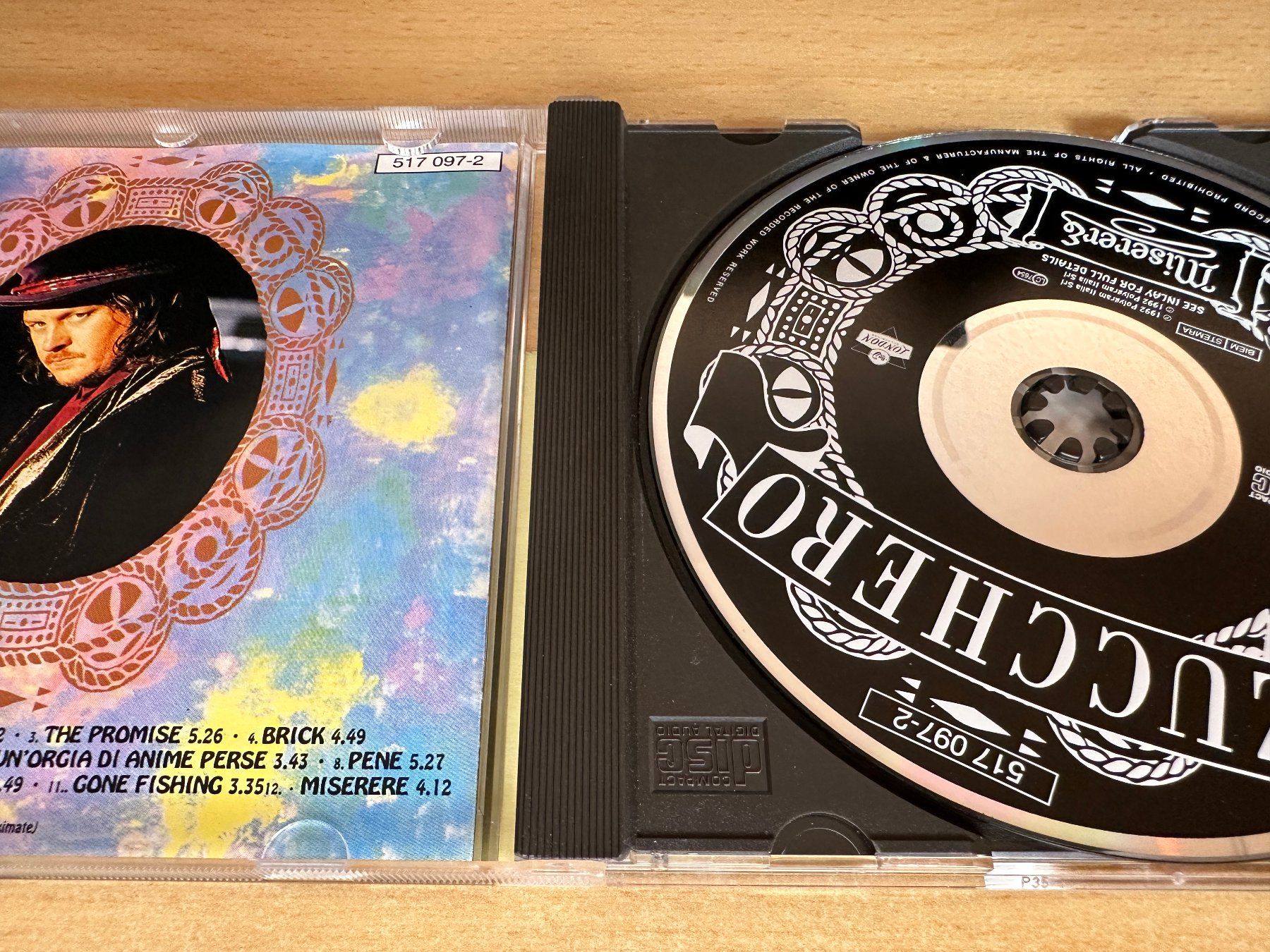 CD: N2 Zucchero – Miserere – Usato da Rikon im Tösstal venduto da Alpenmutz 2