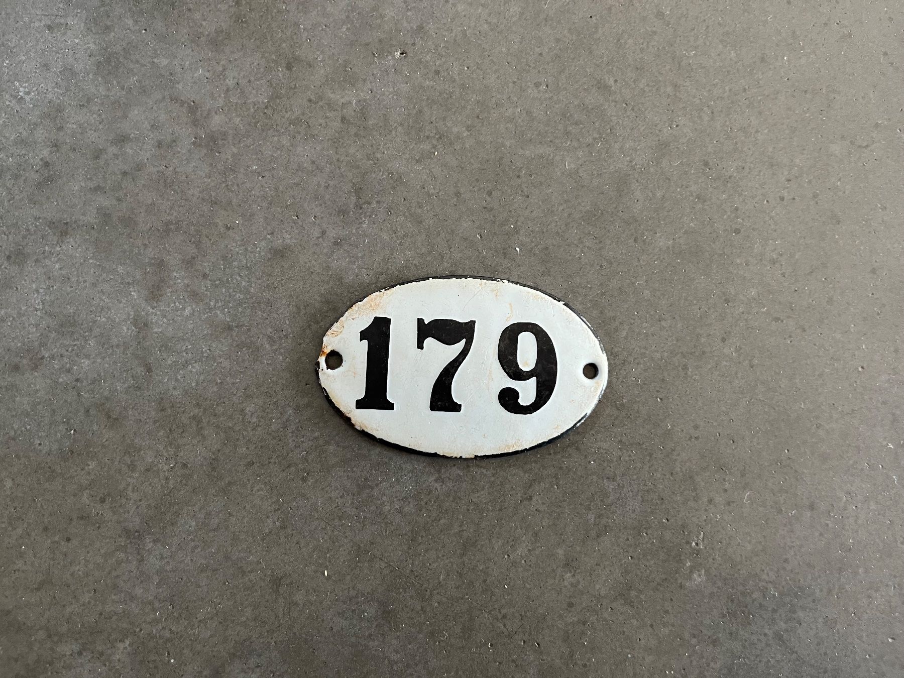 Insegne: Altes Emailschild 179 – Usato da Steffisburg venduto da Reitschel5
