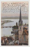 ***Ansichtskarte Zürich Fraumünster 25.02.1908 ***