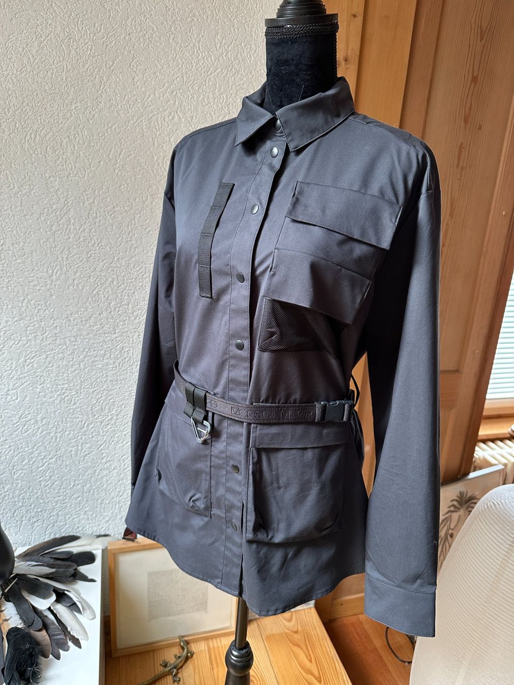 H&M Camicette: Bluse Hemdkleid mit Gürtel H&M S neu Move – Nuovo e nell'imballaggio originale da Gümmenen venduto da FelizitasHermann 1