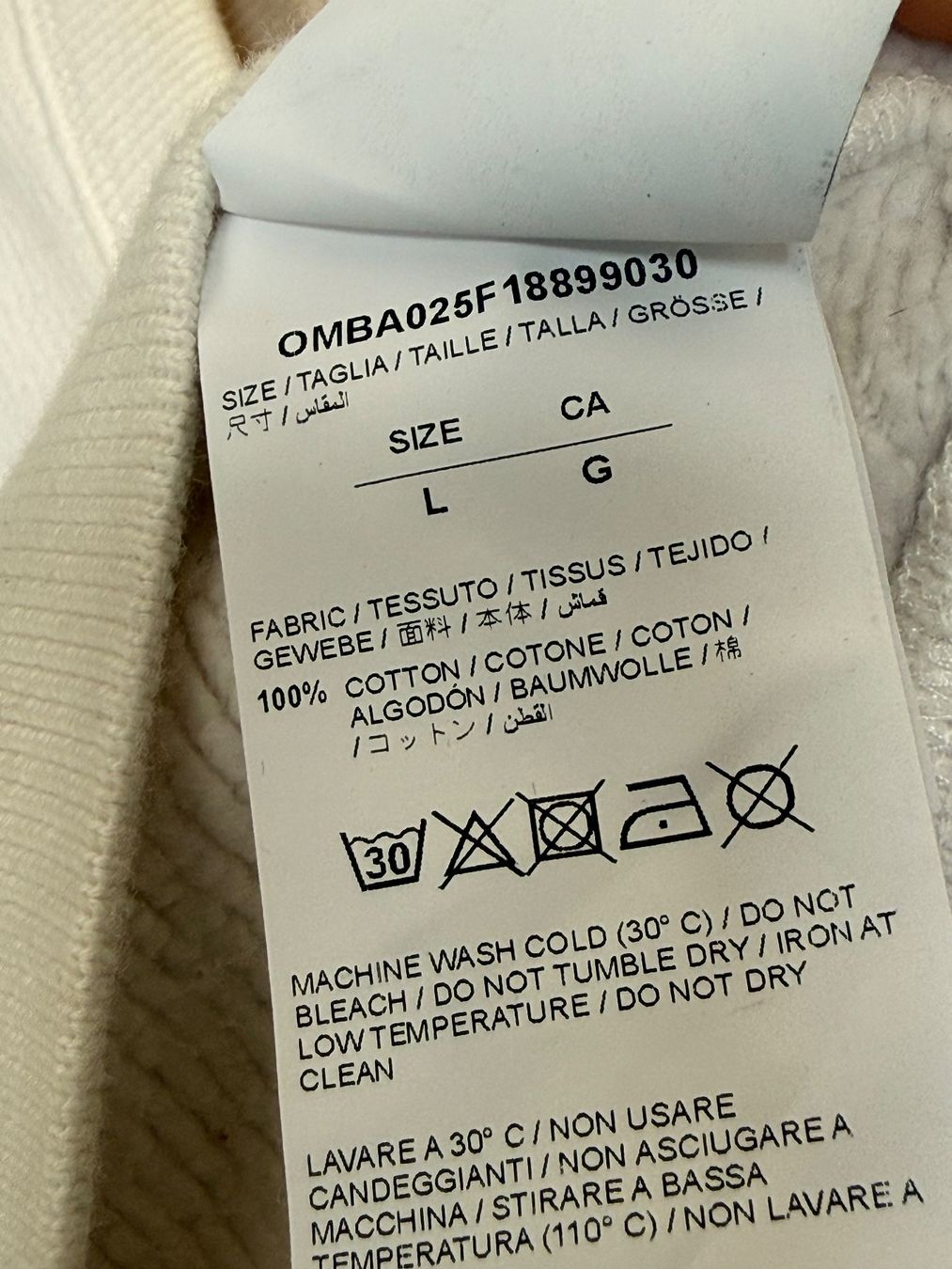 Off-White Maglioni & Felpe: Off-White Pull Prisionier, taille L (offres acceptées) – Usato da Lausanne venduto da KolaG7 4