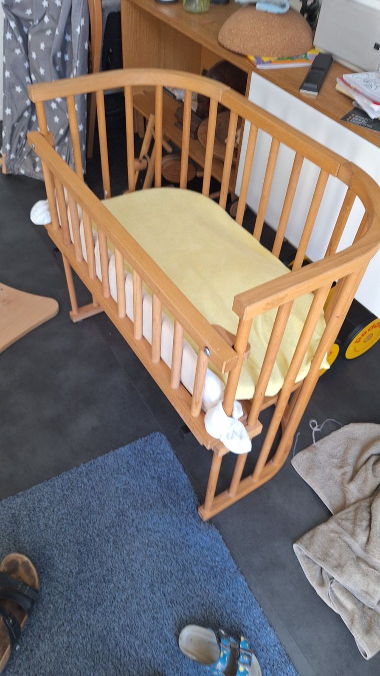 Babybay Letti: Babybeistell Bettchen Holz – Usato da Baden venduto da zelapux