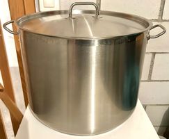 Edelstahl Koch Topf mit Deckel von Mäser 28Liter 36 cm