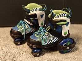 Hudora Rollschuhe Kinder Gr. 30-33 verstellbar