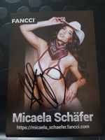 Micaela Schäfer - handsignierte Autogrammkarte