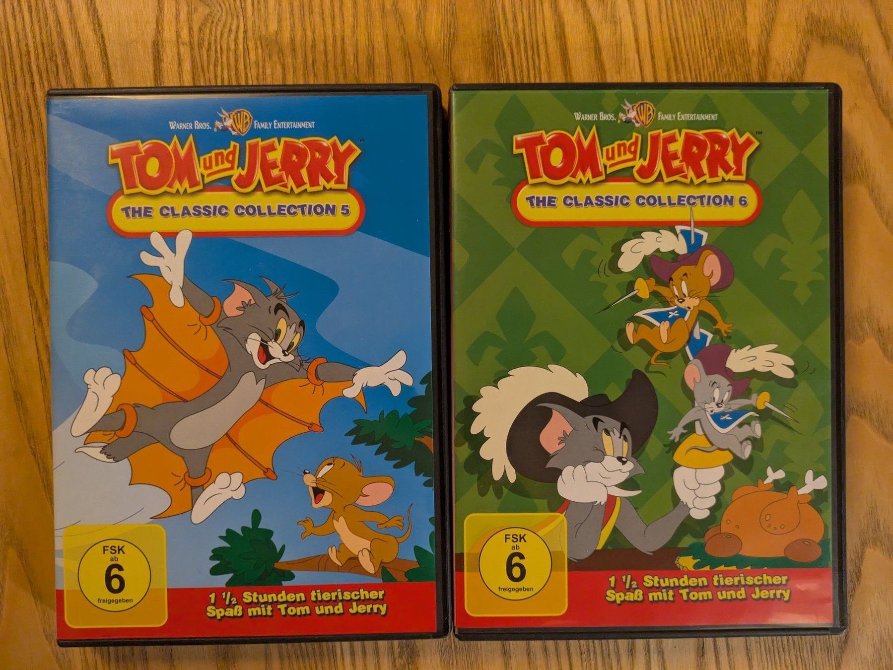 Alle DVDs: Tom & Jerry - Classic Collection 5 & 6 (DVD-Set) – Gebraucht aus Männedorf von Pacer19