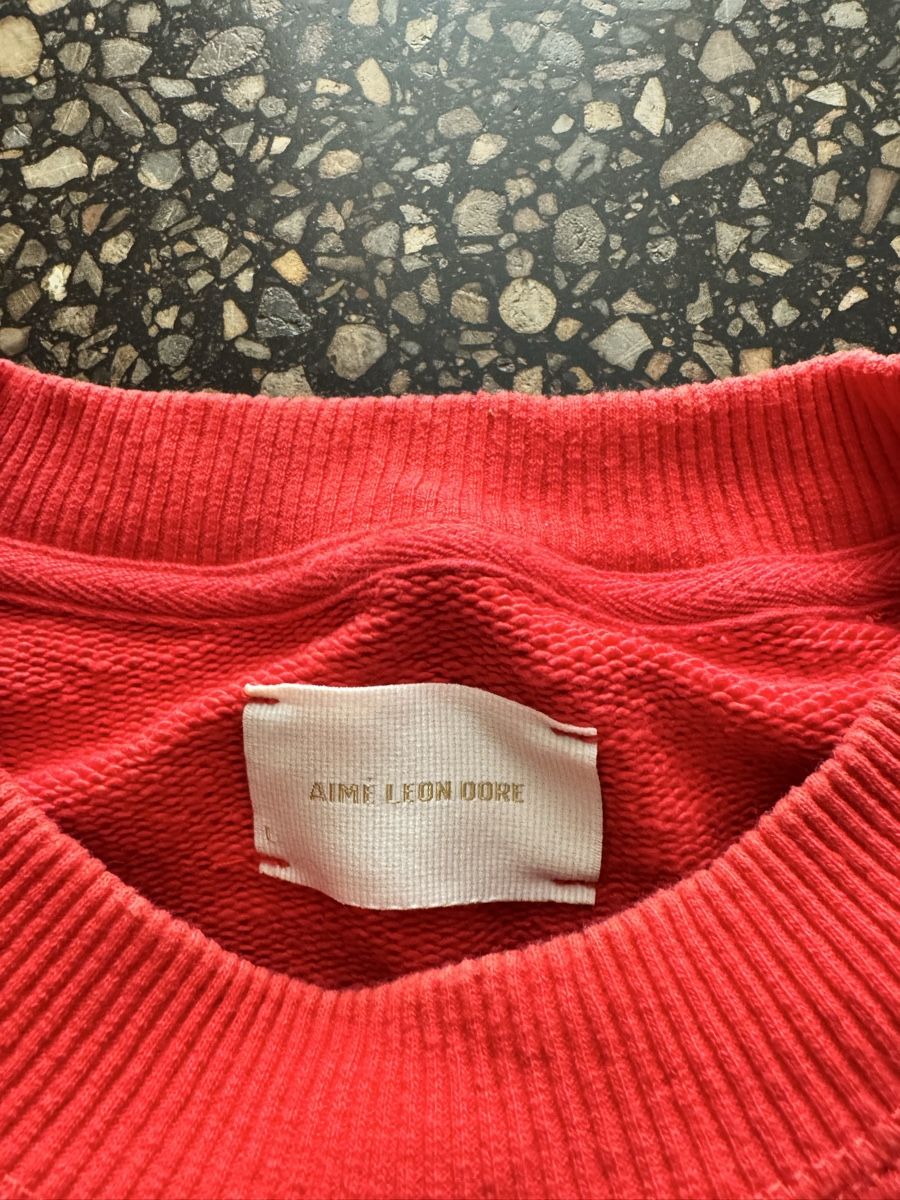 Pullover & Sweatshirts: Aime leon dore red sweatshirt size L – Gebraucht aus Zürich von gva_r9gs 5