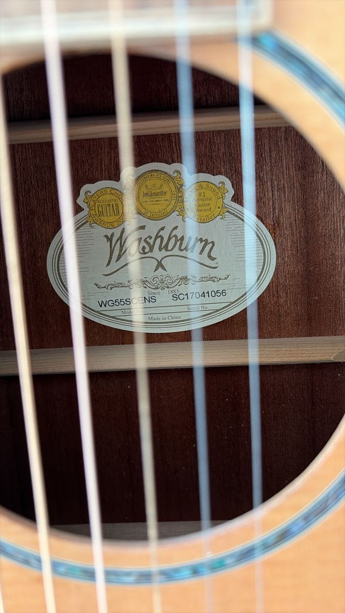 Strumenti musicali: Western Gitarre Washburn WG55SCENS – Usato da Schlieren venduto da maybe5 2
