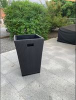 Rattan Pflanzkübel / Blumentopf / Gartenmöbel