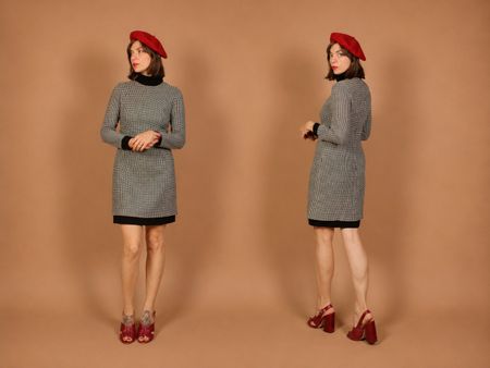 Vintage 1980er AKRIS Kleid - Size S