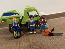 Playmobil Kipper mit Figuren und Zubehoer guter Zustand