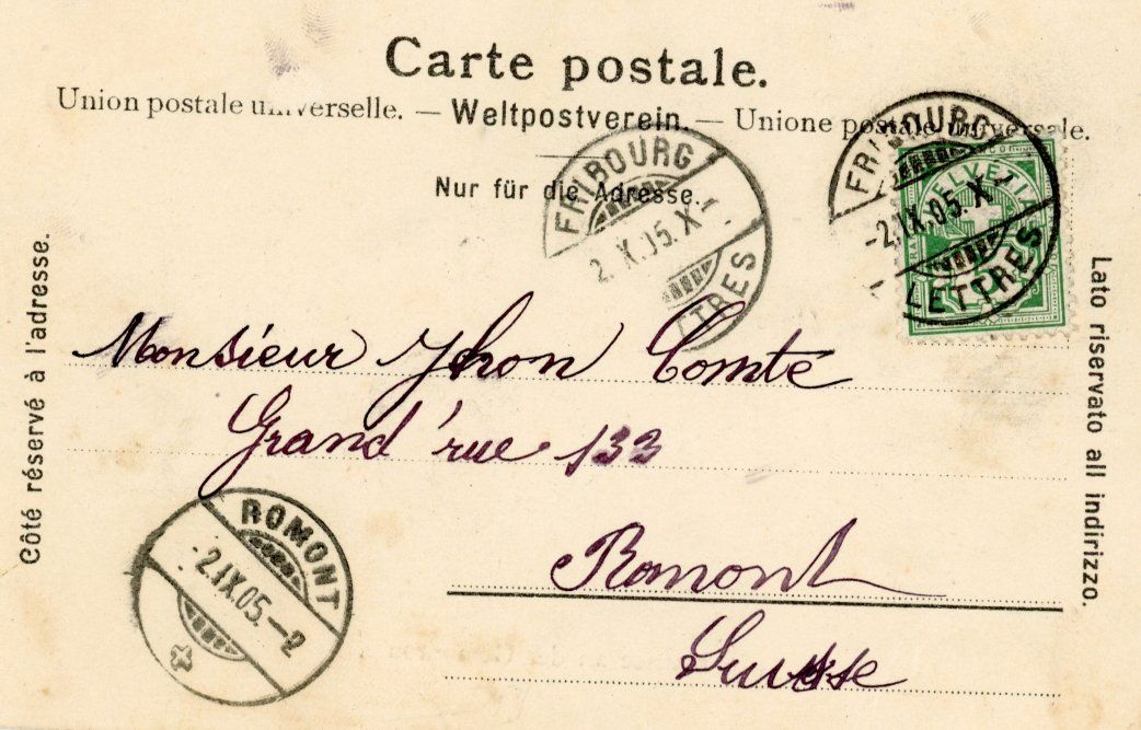Ansichtskarten: Blausee   BE  an der Gemmiroute     um  1 9 0 5 – Gebraucht aus Brig von Valcards54 1