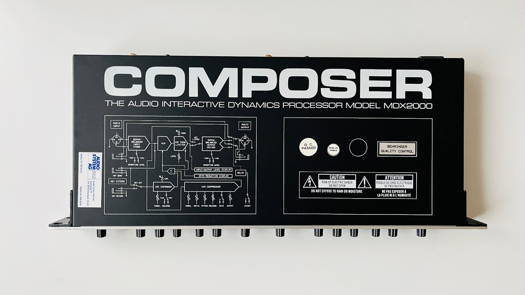 Behringer Console di mixaggio: Behringer Composer MDX 2000 / Aus erster Hand – Usato da Wauwil venduto da swissGadgets 4