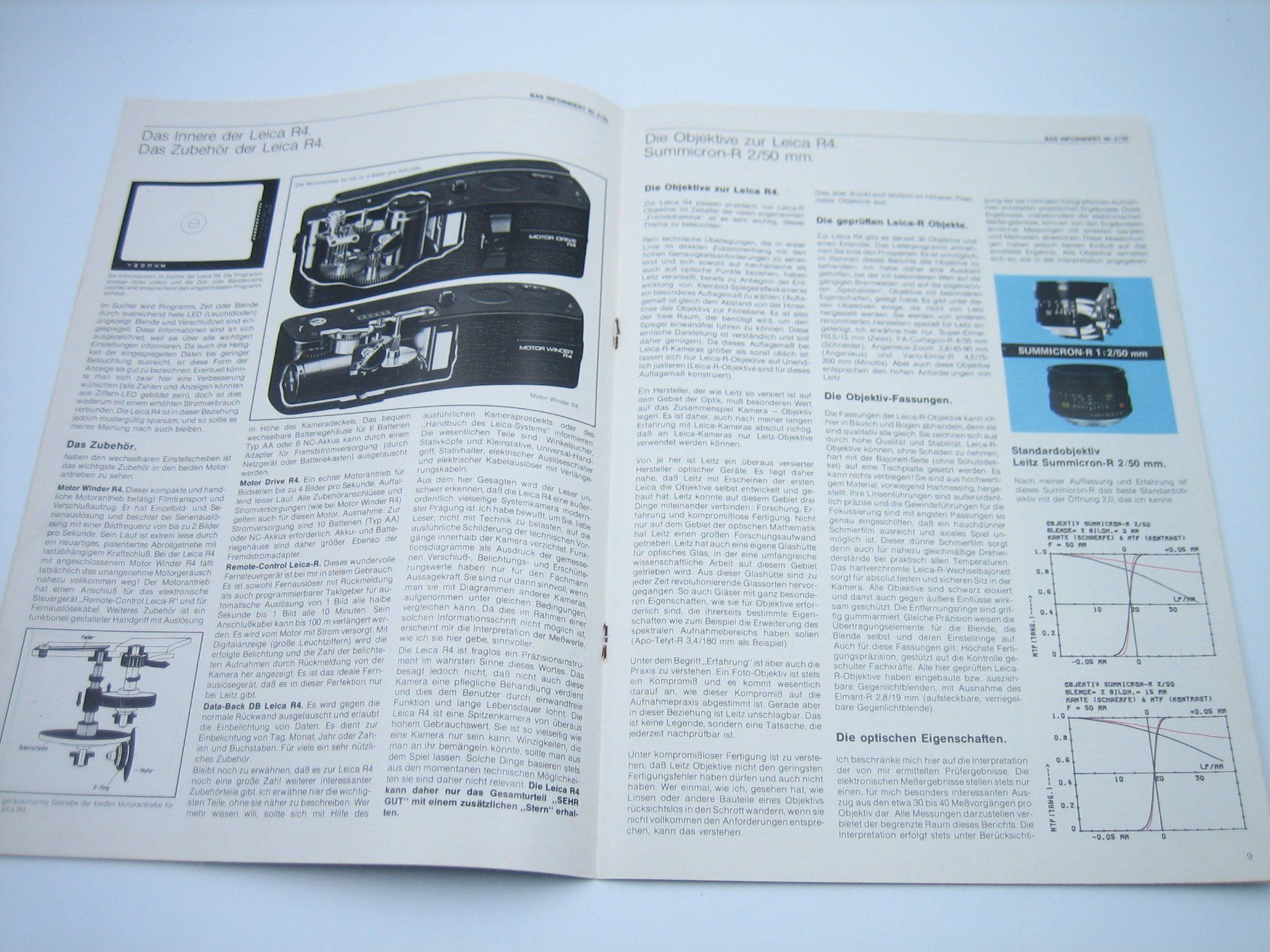 Leica Documenti: Leica R4 System alter Prospekt/Katalog – Usato da Zürich venduto da Tomi118 3