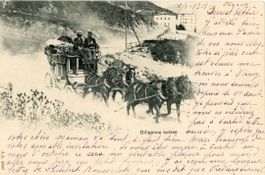 Vaud   VD  -    POSTE  Diligence Suisse       en 1 9 0 1