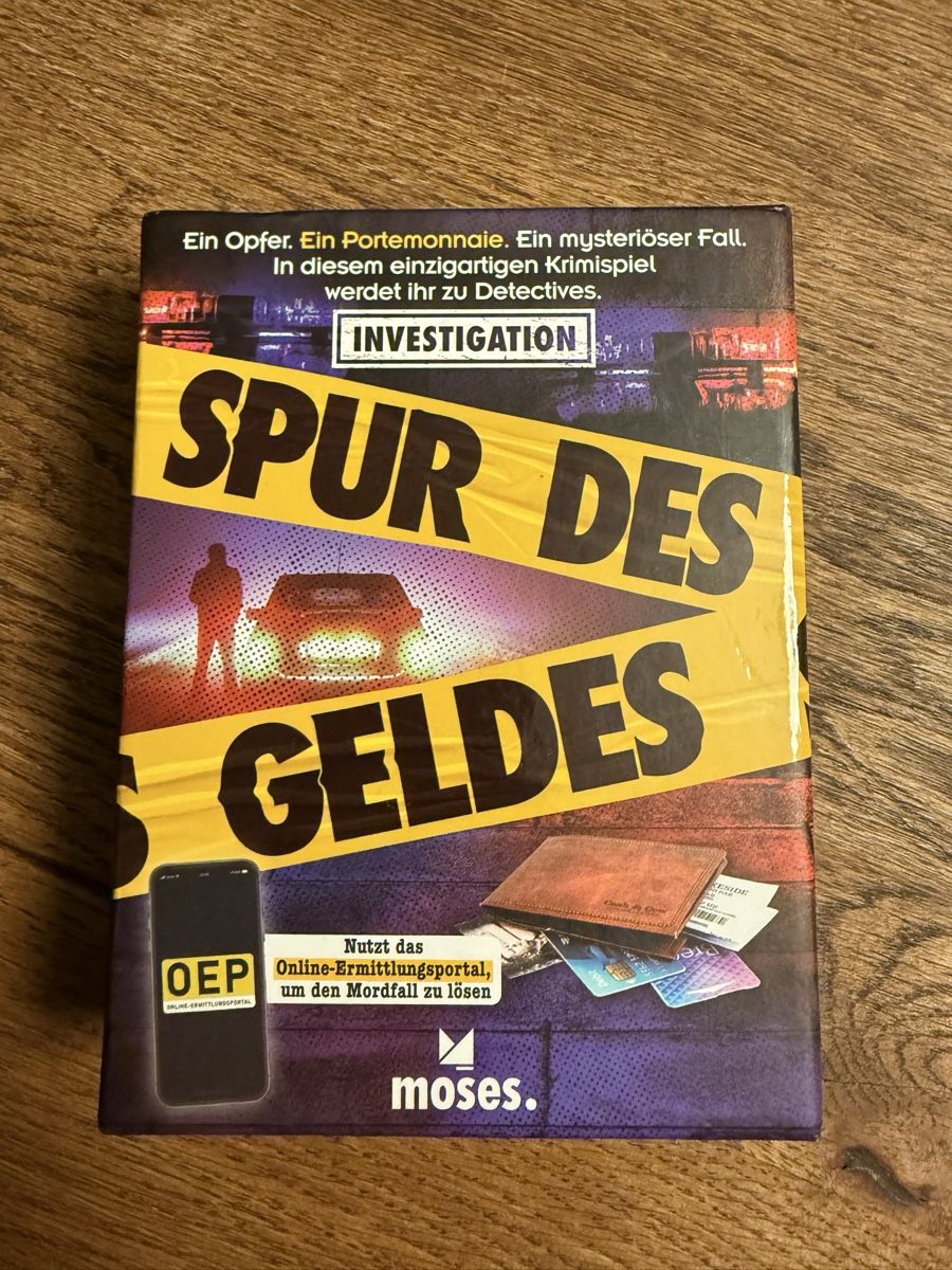 Spiele: Krimispiel Spur des Geldes – Neu (gemäss Beschreibung) aus Altdorf UR von Tinks07