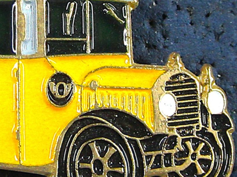 Saurer Placchette & Badge: POSTAUTO PTT SCHWEIZ PIN ALLWETTERWAGEN OLDTIMER – Usato da Ettingen venduto da Hausi4711 1
