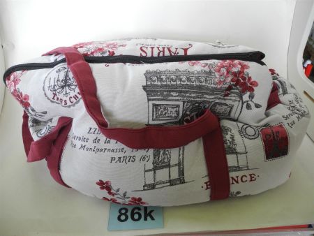 Hundetragetasche Paris weinrot, Nr. 86k