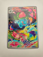 Pokemon Bisaknosp Illustration Rare Mega Entwicklung Ivysaur